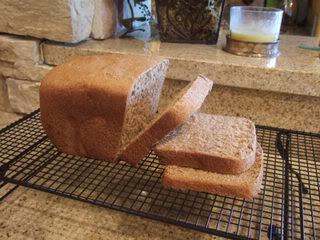 Fresh baked wheat bread