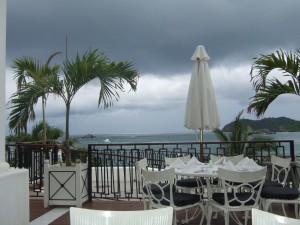 View during lunch... It was a little cloudy, but still beautiful!