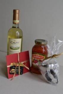 Bertolli and wine tasting