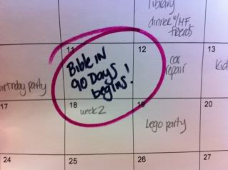 Bible in 90 Days starts soon