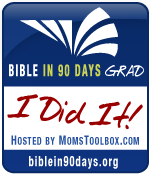 Day 90-- of the Bible in 90 days :)