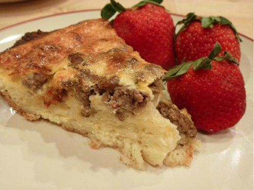 Easy Beef and Cheese Quiche
