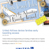 United no longer offers pre-boarding for families