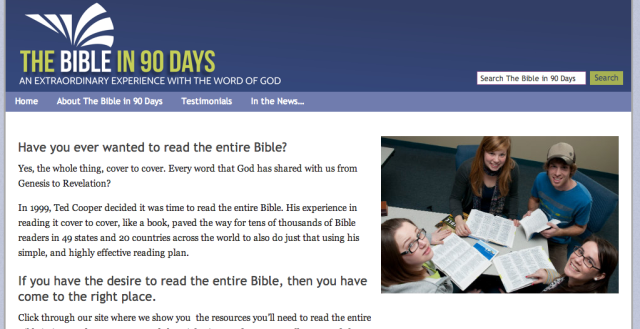 Bible in 90 Days Screenshot