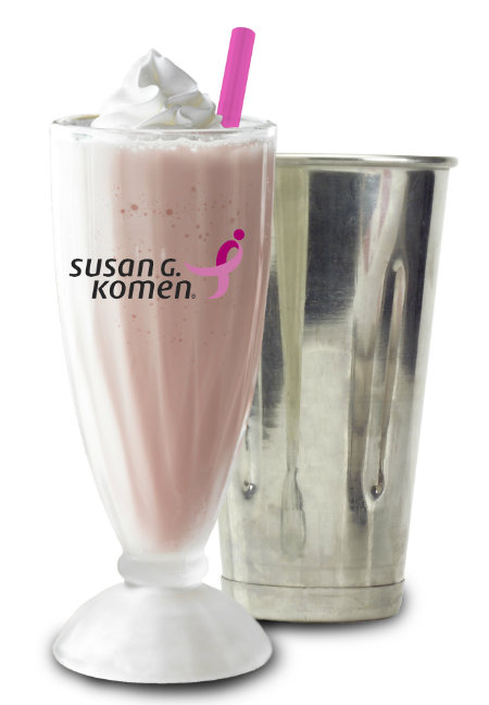 Sales of Smashburger’s new raspberry shake to benefit Susan G. Komen