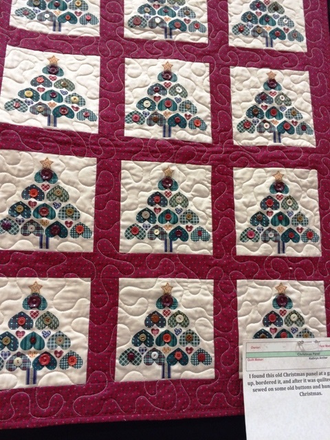 Quilt with Buttons