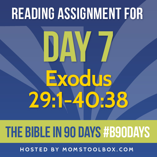 Bible in 90 Days Reading Assignment: Day 7 | MomsToolbox.com
