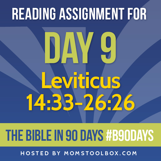 Bible in 90 Days Reading Assignment: Day 9 | MomsToolbox.com