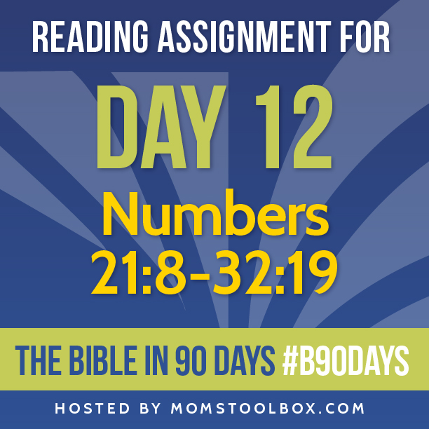 Bible in 90 Days: Day 12