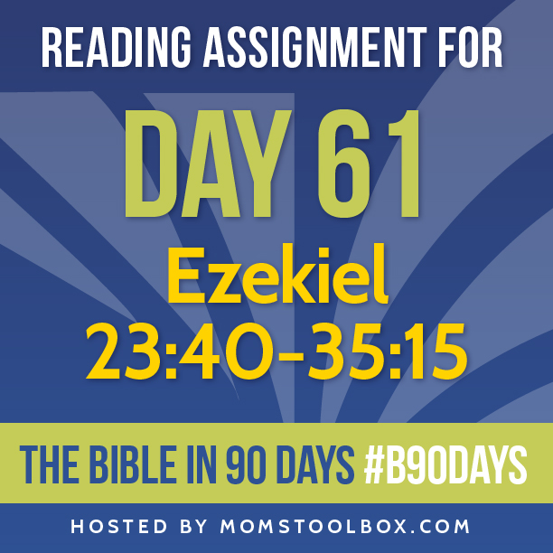 Bible in 90 Days: Day 61