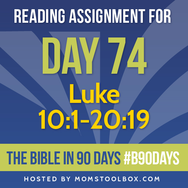 Bible in 90 Days: Day 74