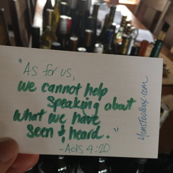 SOAP: Sometimes, you just can’t help but share (even when you work in wine)