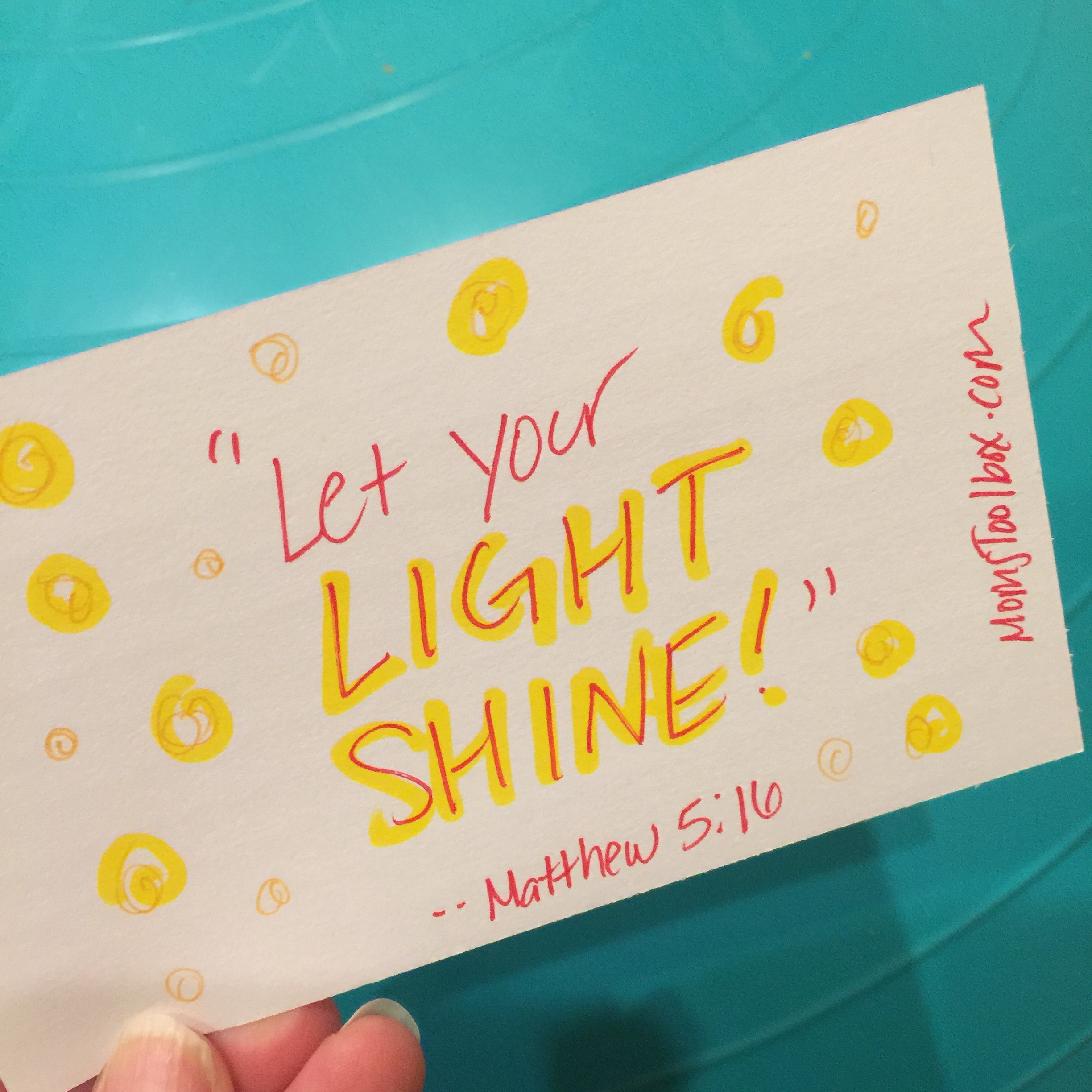 SOAP: Let your light shine!