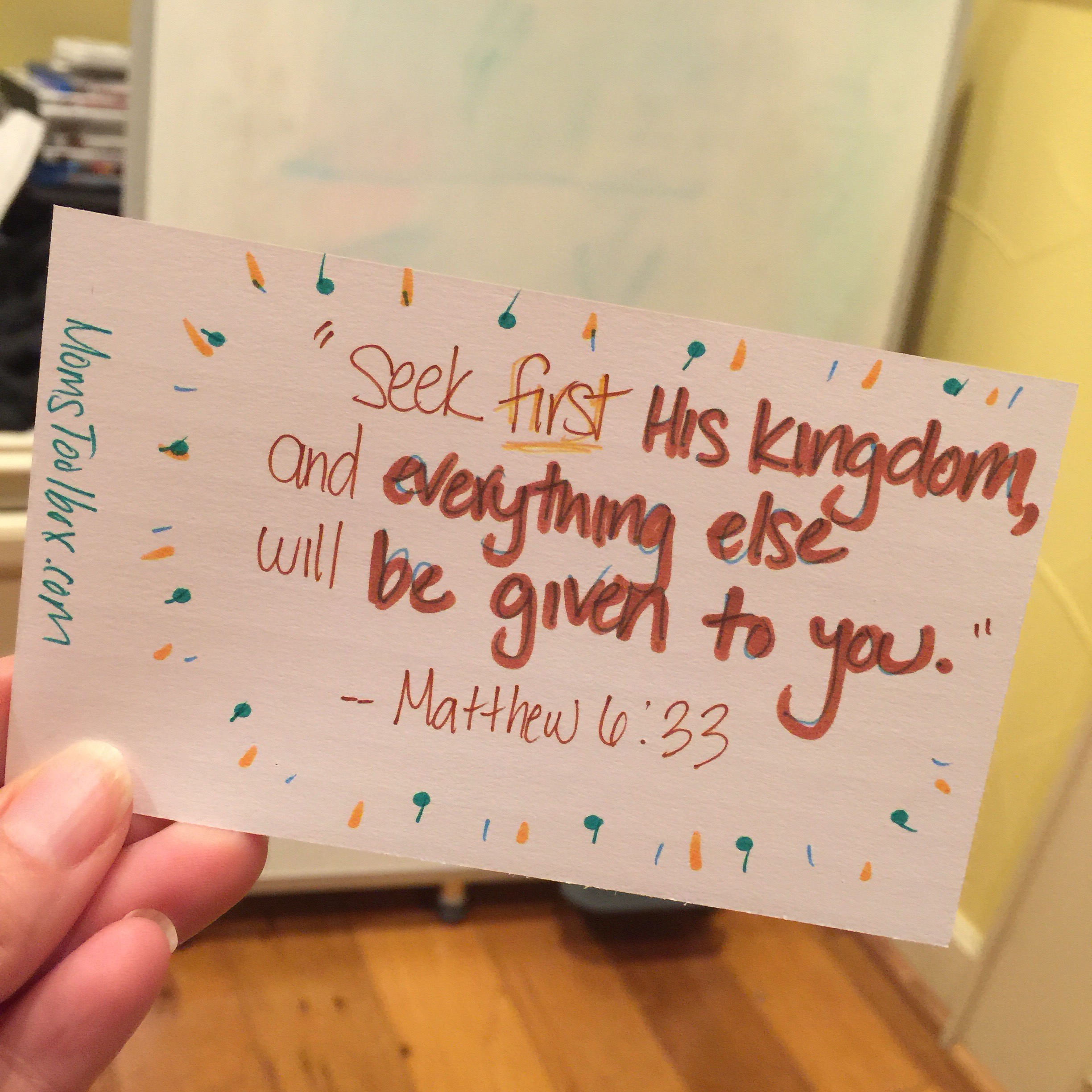 SOAP: Set your priorities first