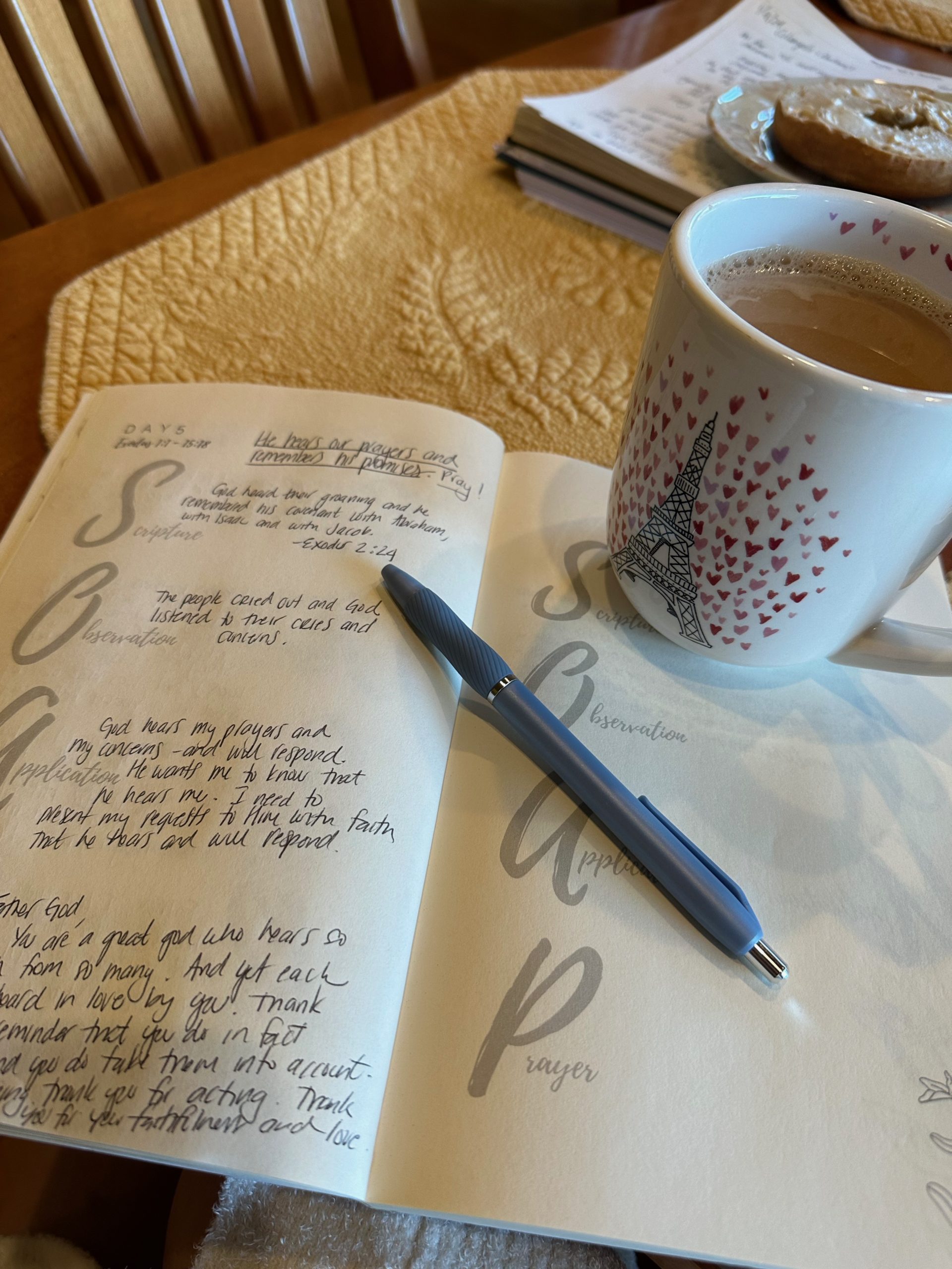 Journaling through the Bible in 90 days: Day 5