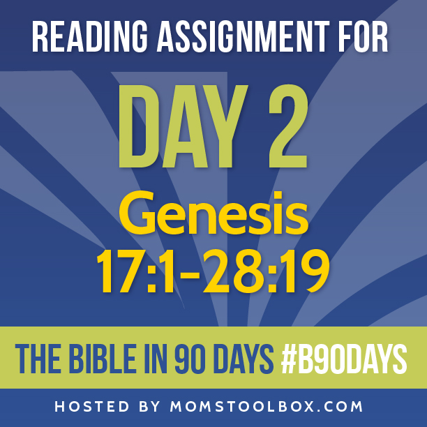 Bible in 90 Days: Day 2