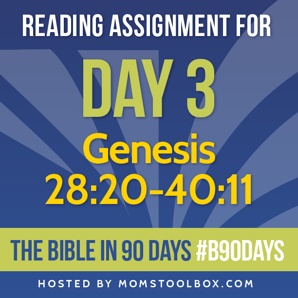 Bible in 90 Days: Day 3