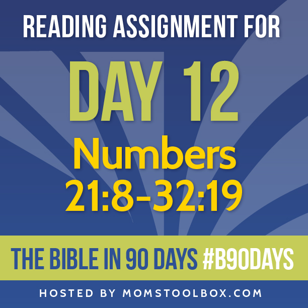 Bible in 90 Days Reading Assignment: Day 12 | MomsToolbox.com