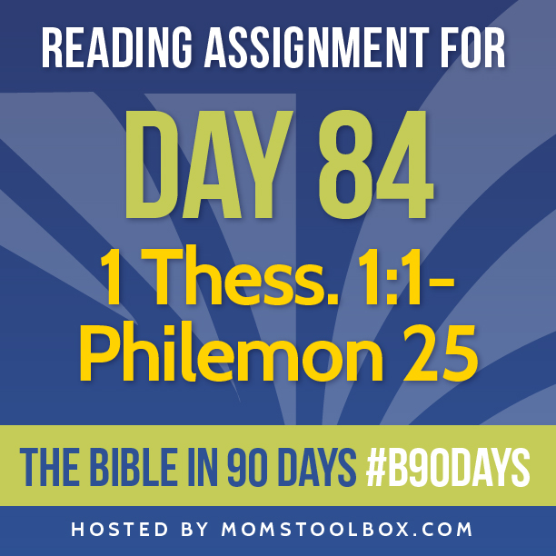 Bible in 90 Days: Day 84